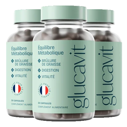 Flacon et emballage des capsules Glucavit